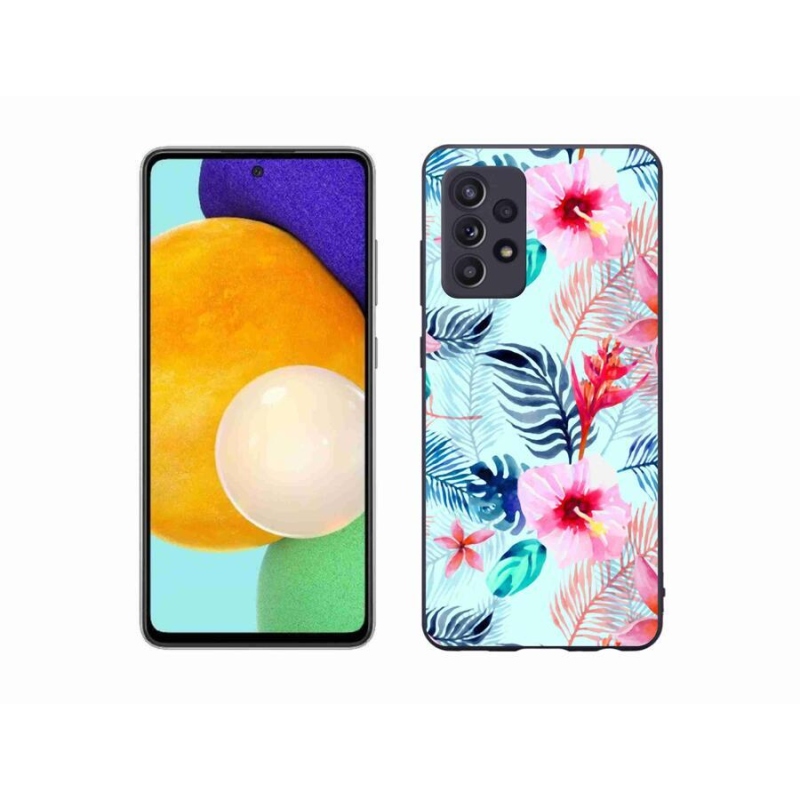 Gél védőhuzat mmCase Samsung Galaxy A52s 5G - virágok