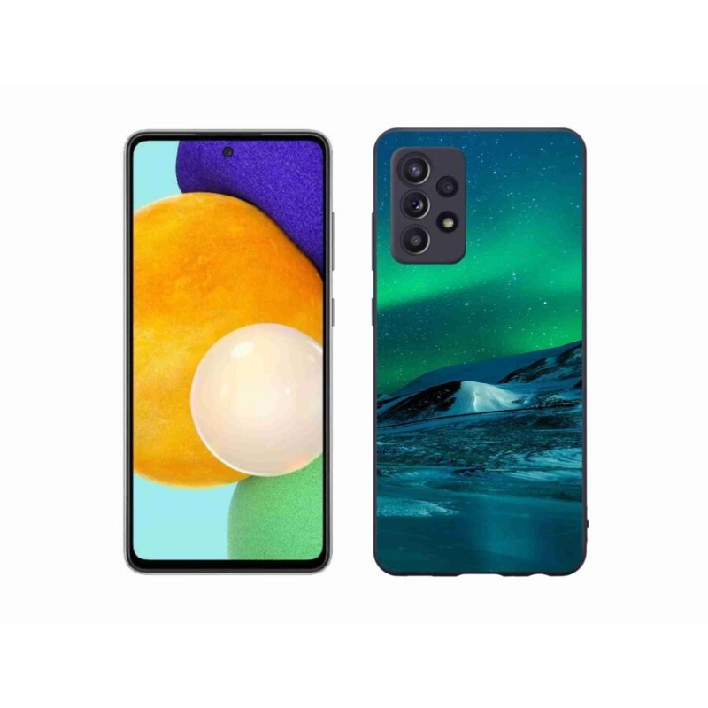Gél borító mmCase Samsung Galaxy A52s 5G - sarki fény - borealisz