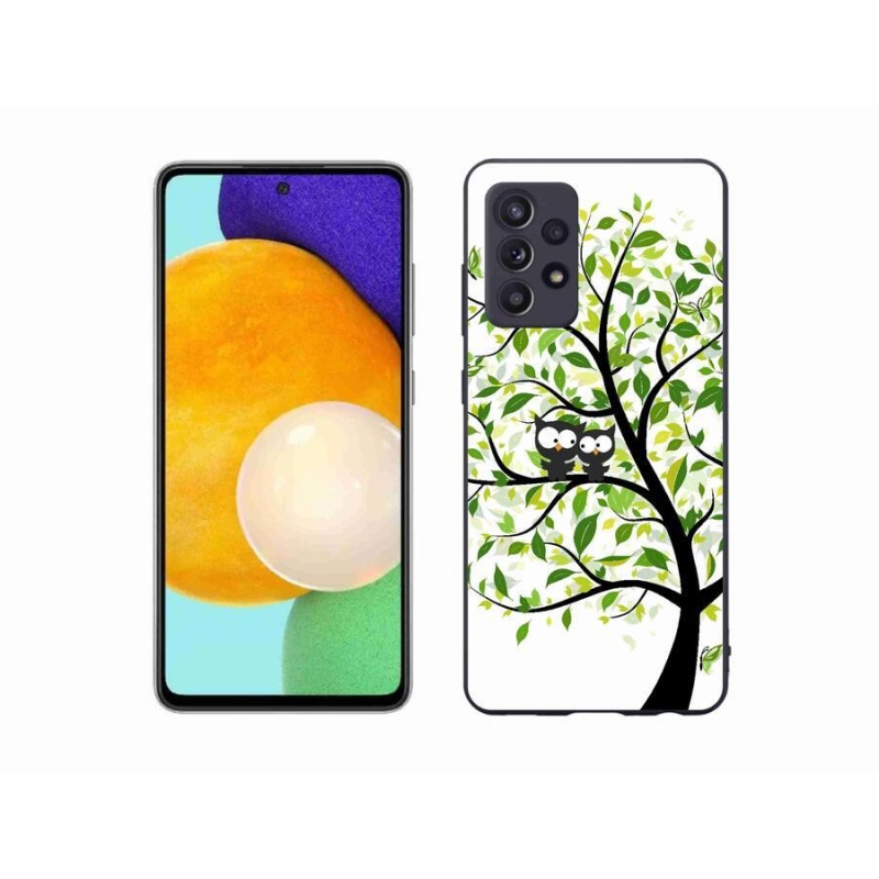 Zselés borítás mmCase Samsung Galaxy A52s 5G - baglyok a fán