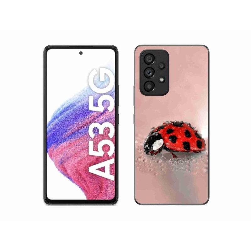 Zselés borítás mmCase Samsung Galaxy A53 5G - katicabogárhoz