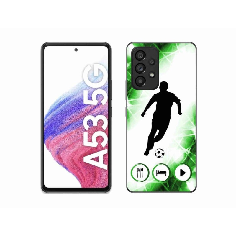 Zselés borítás mmCase Samsung Galaxy A53 5G - focista számára