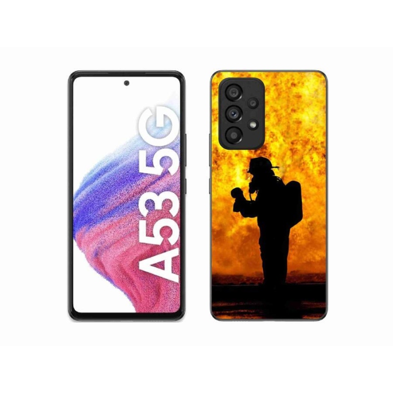 Gél borítás mmCase Samsung Galaxy A53 5G - tűzoltó számára