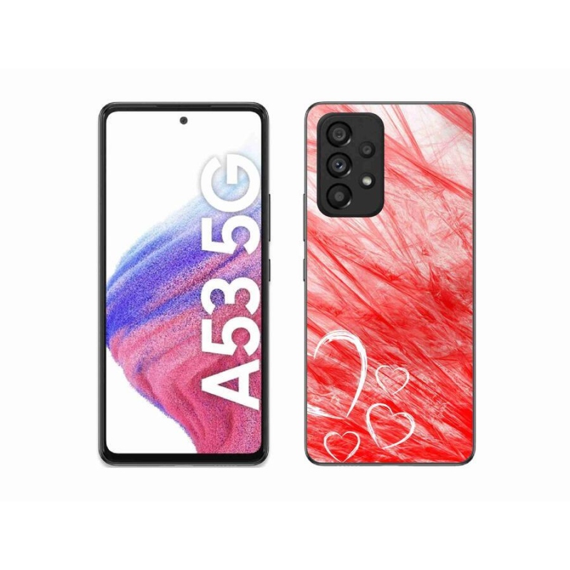Gél védőhuzat mmCase Samsung Galaxy A53 5G - szív