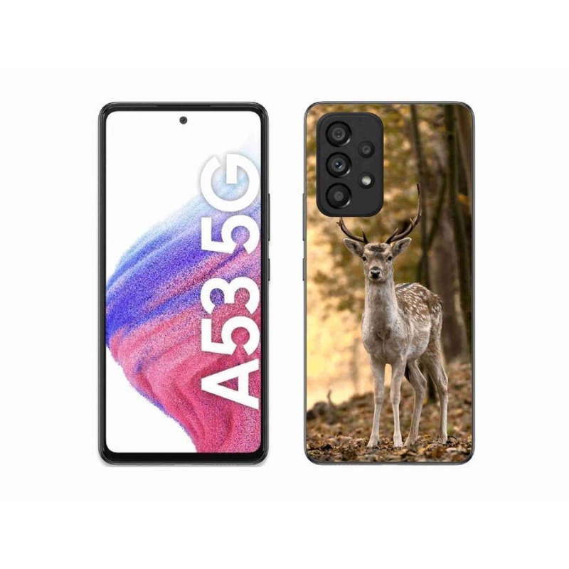 Zselés borítás mmCase mobil Samsung Galaxy A53 5G - szarvas sika