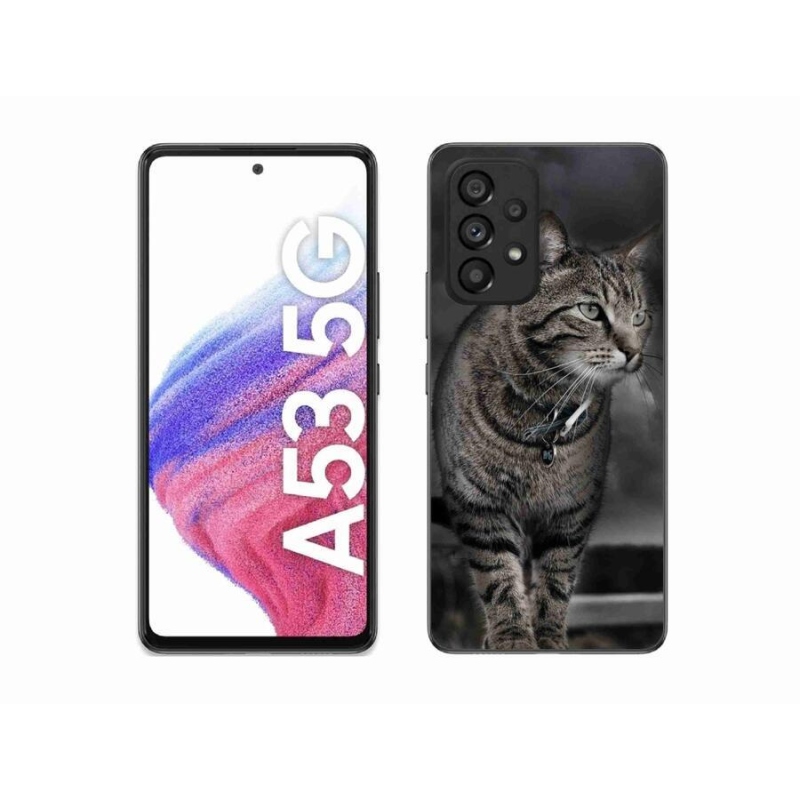Zselés borítás mmCase Samsung Galaxy A53 5G - macska