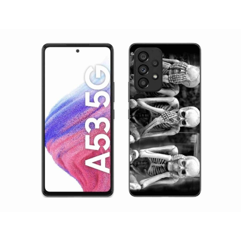 Gél borítás mmCase Samsung Galaxy A53 5G - csontvázakhoz