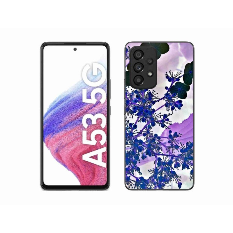 Gél borítás mmCase Samsung Galaxy A53 5G - hortenzia virág