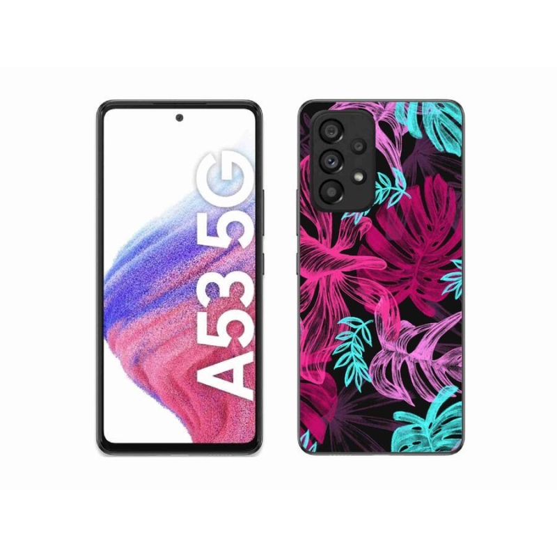 Zselés borítás mmCase Samsung Galaxy A53 5G - virágok 1