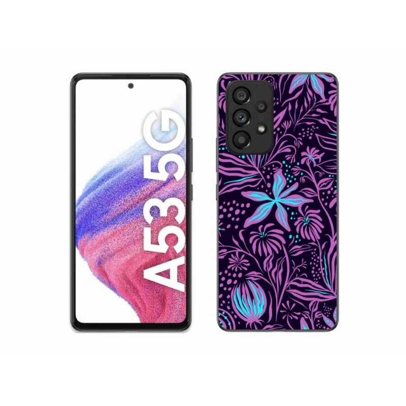 Zselés borítás mmCase Samsung Galaxy A53 5G - virágok 2