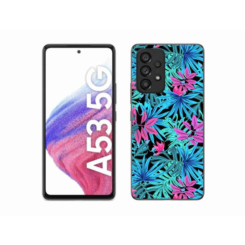 Gél borítás mmCase Samsung Galaxy A53 5G - virágok 3