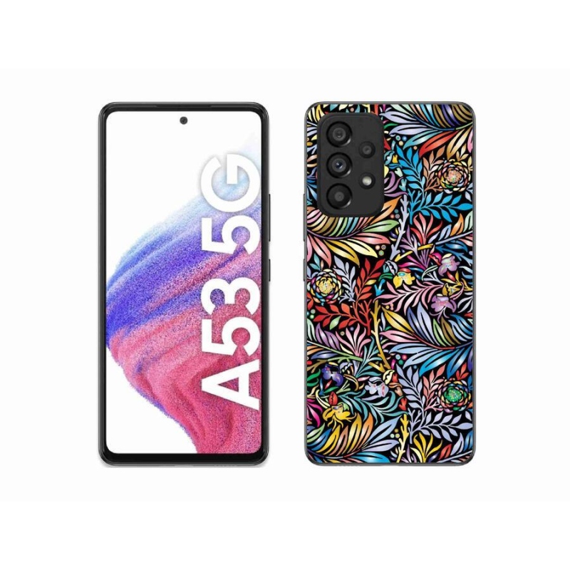 Gél borító mmCase Samsung Galaxy A53 5G - virágok 5