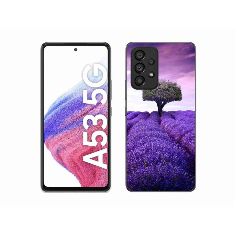 Gél védőhuzat mmCase Samsung Galaxy A53 5G - levendula rét
