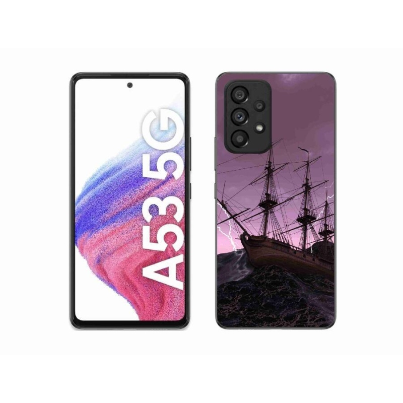 Zselés borítás mmCase Samsung Galaxy A53 5G - hajó a viharban