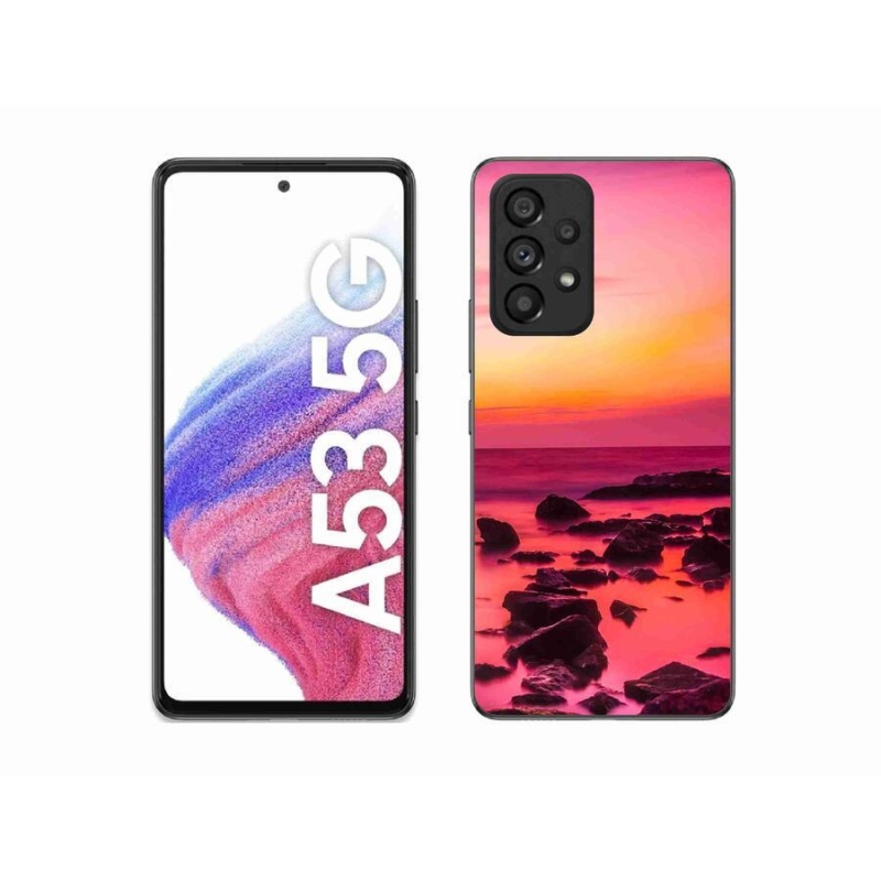 Gél borítás mmCase Samsung Galaxy A53 5G - tenger és ragyogás