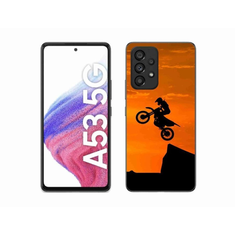 Zselés borítás mmCase Samsung Galaxy A53 5G - motocross