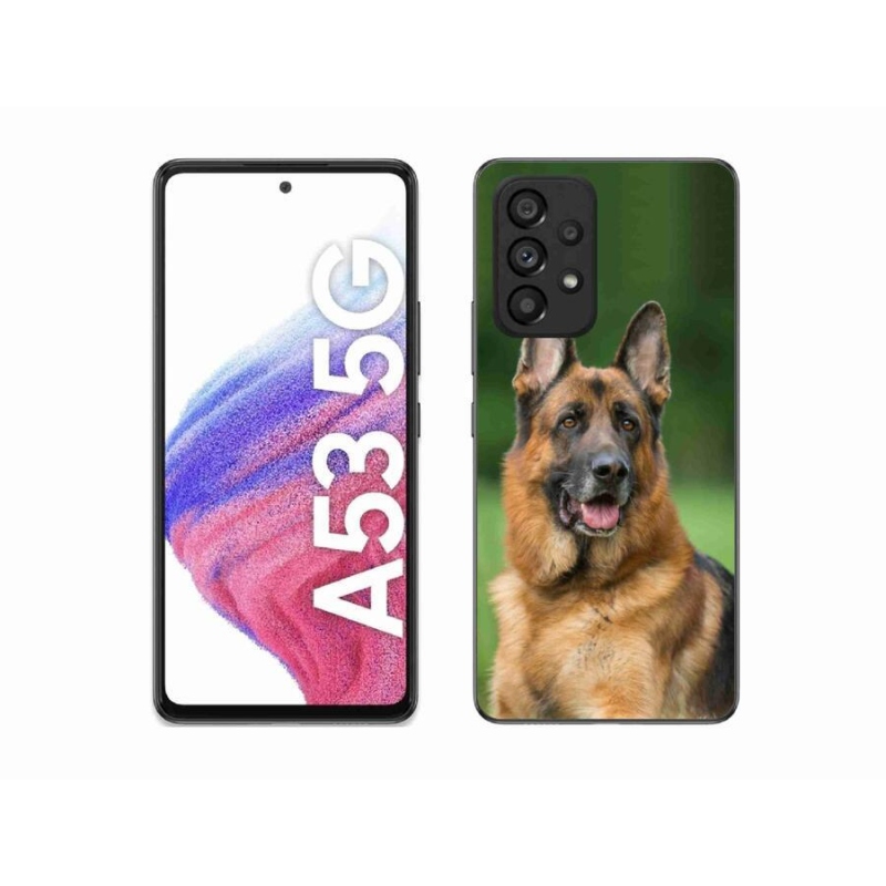 Gél borítás mmCase Samsung Galaxy A53 5G - Német juhászkutya számára