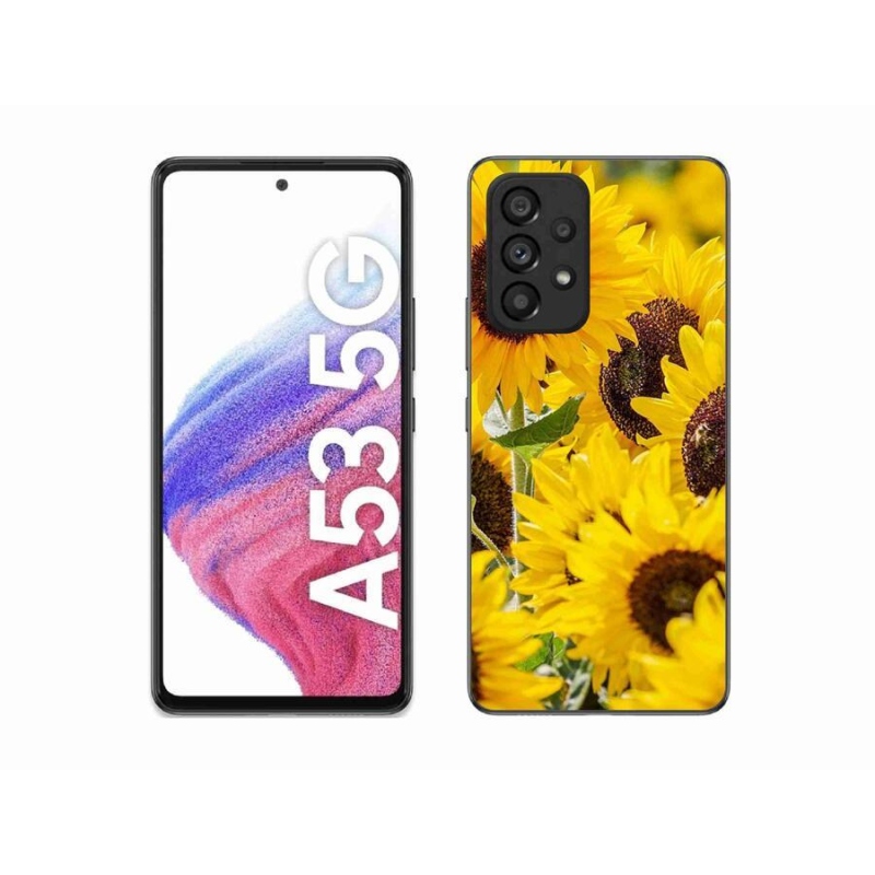 Gél védőhuzat mmCase Samsung Galaxy A53 5G - Napraforgó
