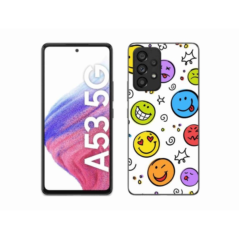 Zselés borítás mmCase Samsung Galaxy A53 5G - smiley-khoz