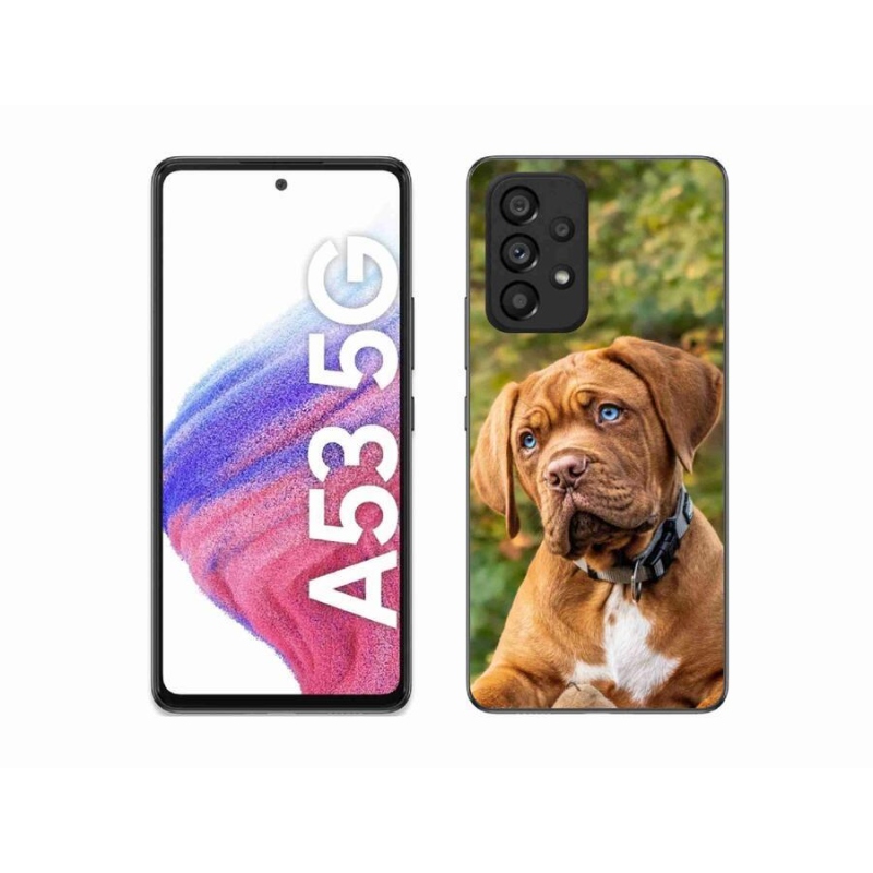 Zselés borítás mmCase Samsung Galaxy A53 5G - kölyökkutyakékhez