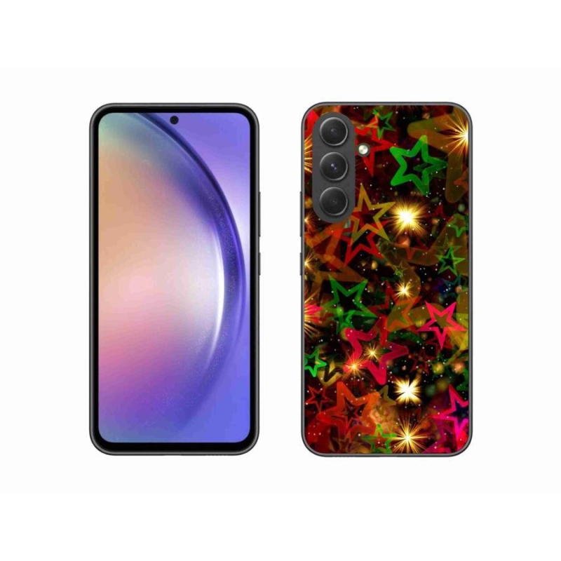 Zselés borítás mmCase Samsung Galaxy A54 5G - színes csillagok