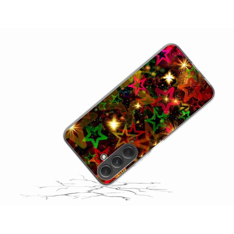 Zselés borítás mmCase Samsung Galaxy A54 5G - színes csillagok