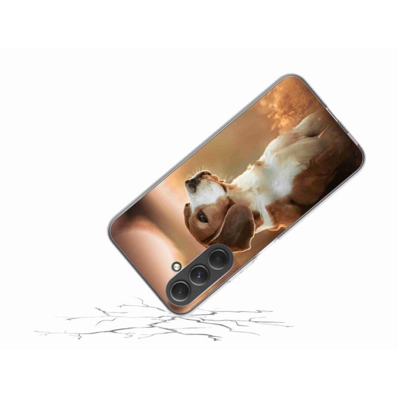 Gél védőburkolat mmCase Samsung Galaxy A54 5G - bézs színben