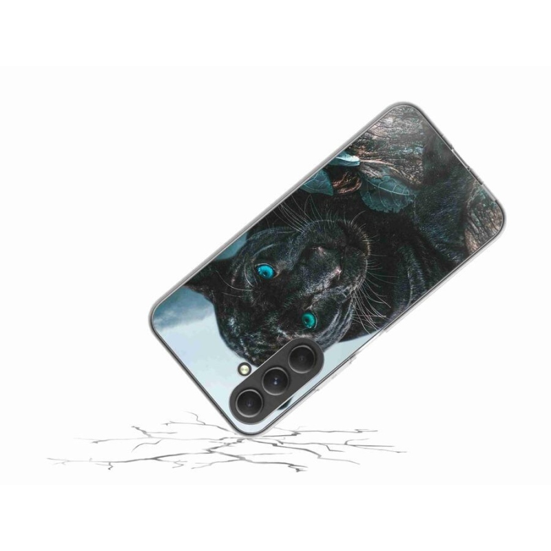 Zselés borítás mmCase Samsung Galaxy A54 5G - fekete párduc