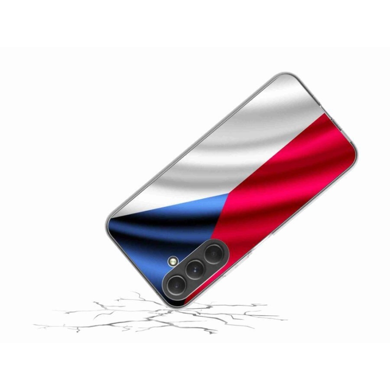 Gél védőhuzat mmCase Samsung Galaxy A54 5G - cseh zászlóhoz