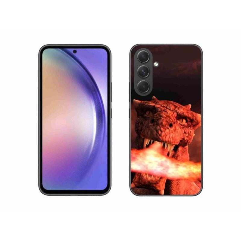 Zselés borítás mmCase Samsung Galaxy A54 5G - sárkány