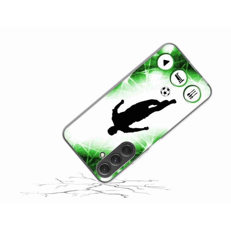 Gél védőhuzat mmCase Samsung Galaxy A54 5G - focista számára