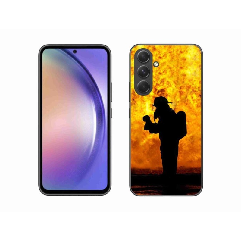 Gél borítás mmCase Samsung Galaxy A54 5G - tűzoltóhoz