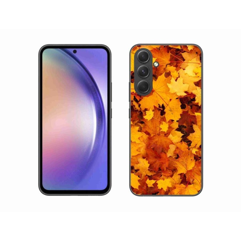 Gél borítás mmCase Samsung Galaxy A54 5G - juharlevelek - Samsung Galaxy A54 5G - Juharlevelek