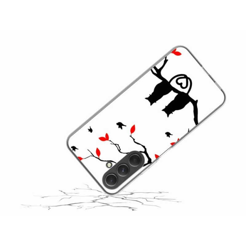 Gél borítás mmCase Samsung Galaxy A54 5G - macskaszerelem