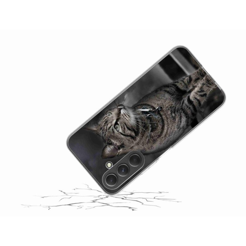 Zselés borítás mmCase Samsung Galaxy A54 5G - macska