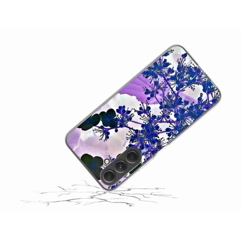 Zselés borítás mmCase Samsung Galaxy A54 5G - hortenzia virág