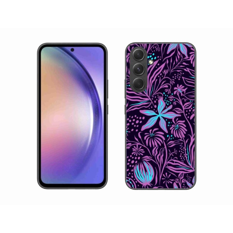 Zselés borítás mmCase Samsung Galaxy A54 5G - virágok 2