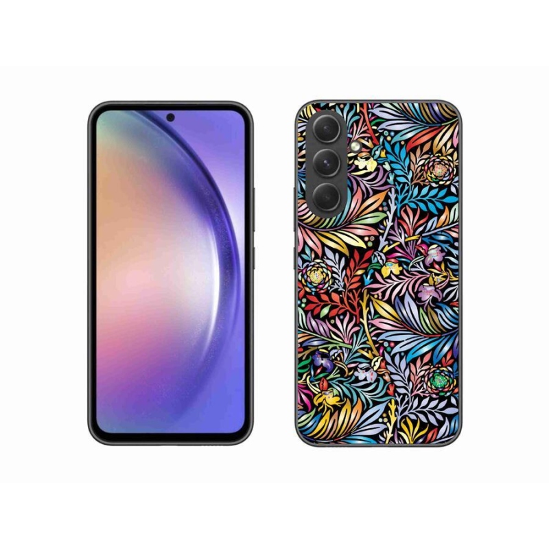 Gél borító mmCase Samsung Galaxy A54 5G - virágok 5