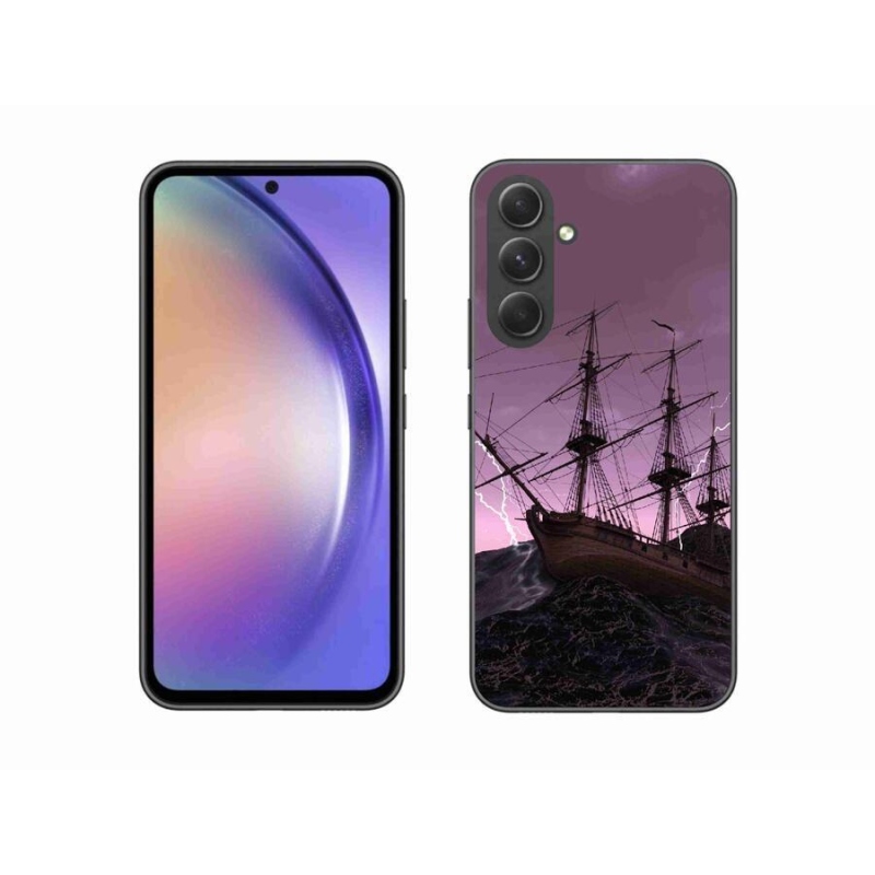 Zselés borítás mmCase Samsung Galaxy A54 5G - hajó a viharban