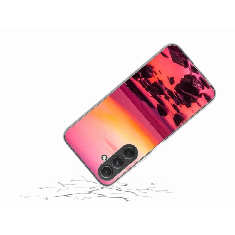 Gél borítás mmCase Samsung Galaxy A54 5G - tenger és ragyogás