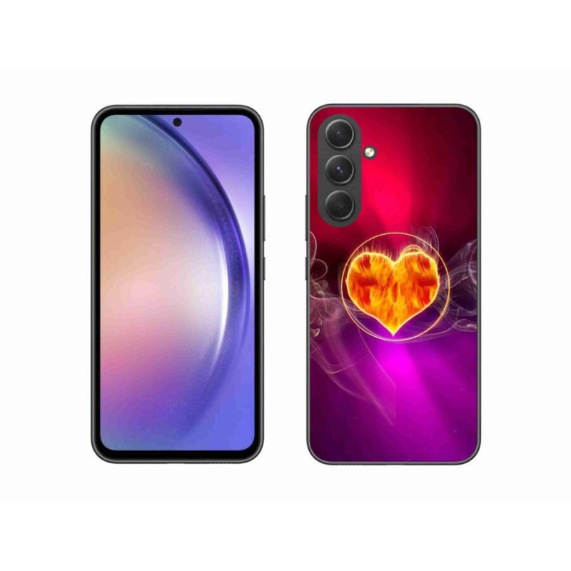 Gél borítás mmCase Samsung Galaxy A54 5G - tüzes szív