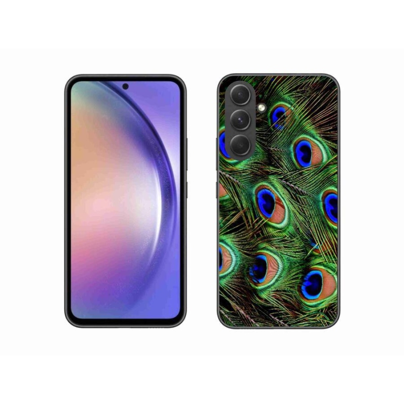 Zselés borítás mmCase Samsung Galaxy A54 5G - pávatoll