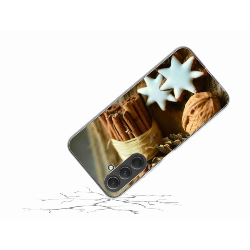 Gél borítás mmCase Samsung Galaxy A54 5G - fahéj és mézeskalács - Samsung Galaxy A54 5G - fahéj és mézeskalács