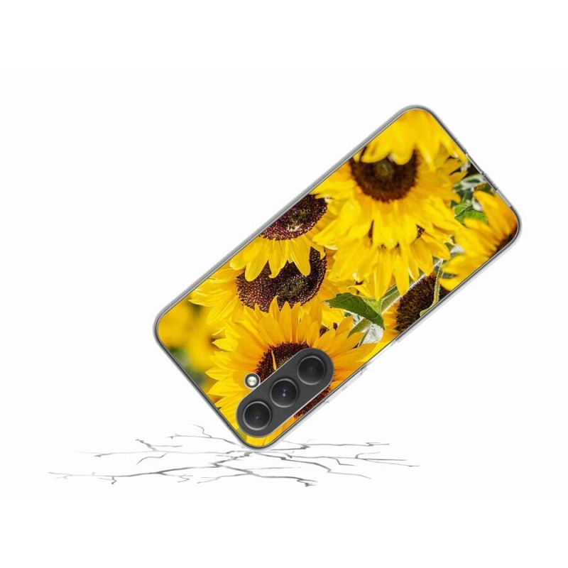 Zselés borítás mmCase Samsung Galaxy A54 5G - Napraforgó