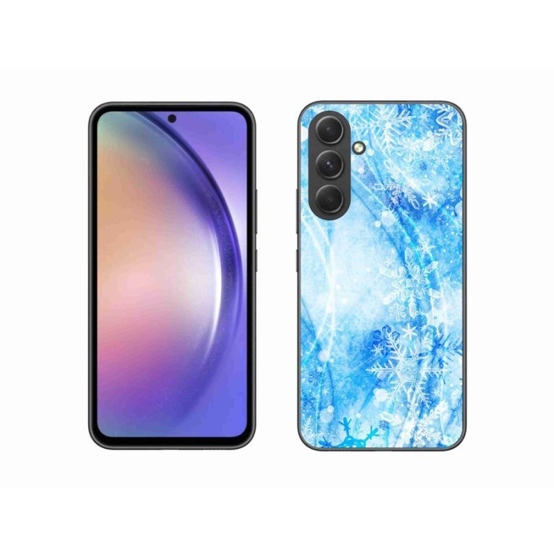 Zselés borítás mmCase Samsung Galaxy A54 5G - hópelyhekhez