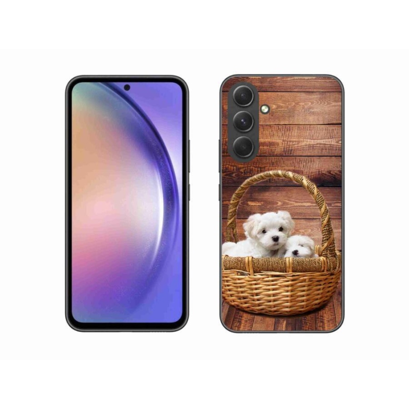 Zselés borítás mmCase Samsung Galaxy A54 5G - kölyökkutyákhoz