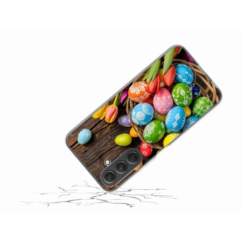 Zselés borítás mmCase Samsung Galaxy A54 5G - Húsvéti tojás