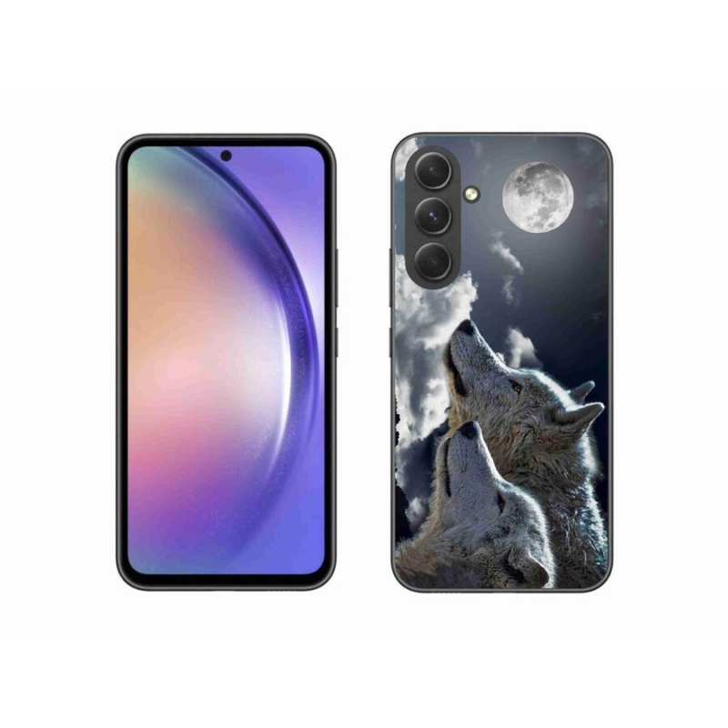Gél védőburkolat mmCase Samsung Galaxy A54 5G - farkasok