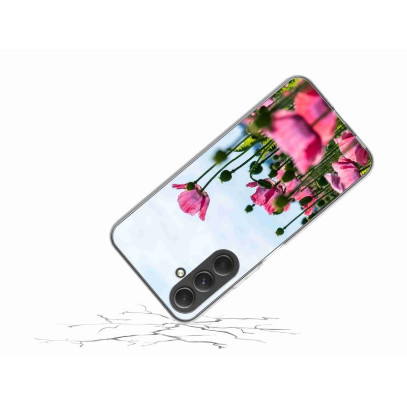 Gél védőhuzat mmCase Samsung Galaxy A54 5G - mákos színben