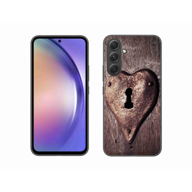 Zselés borítás mmCase Samsung Galaxy A54 5G - szív alakú zár
