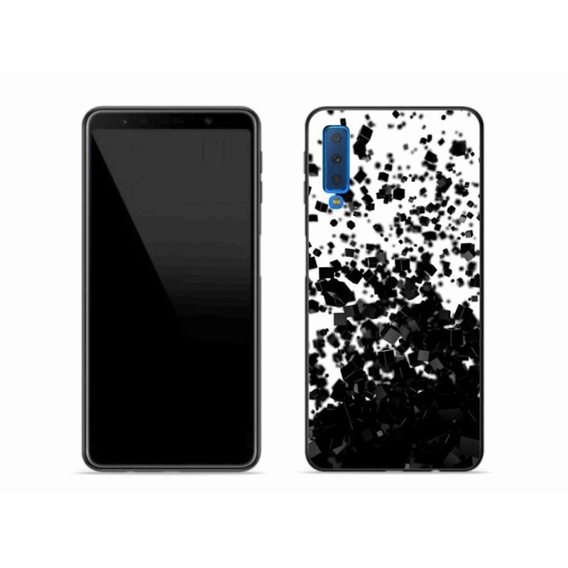 Zselés borítás mmCase Samsung Galaxy A7 (2018) - absztrakt minta 1